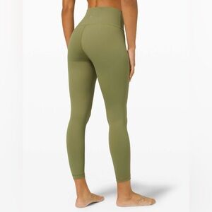Lululemon Wunder Under High-Rise Tight 25" | Bronze Green | Sz 6